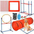 Garvee Dog Agile Training Equipment Set Outdoor Indoor, Weave Poles, Pause Box by Garvee