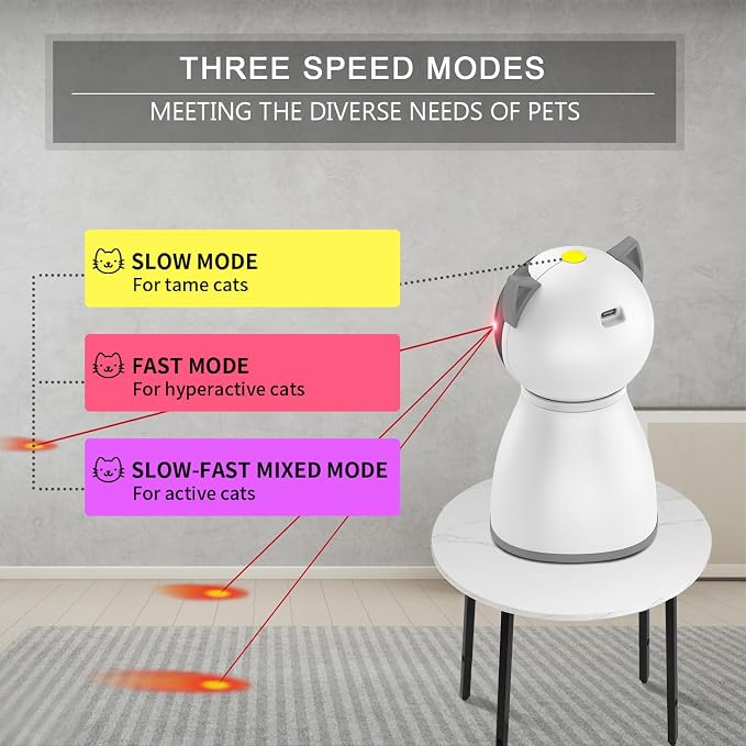 YVE LIFE Laser Cat Toys for Indoor Cats, The 4th Generation Real Random - Image 5