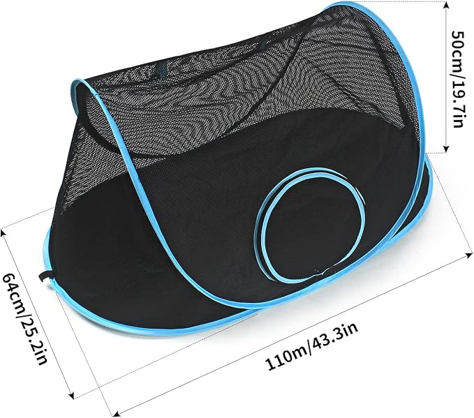 INTURN Cat Furniture Tent for Indoor and Outdoor Playpen Portable Cat Tunnels - Image 7