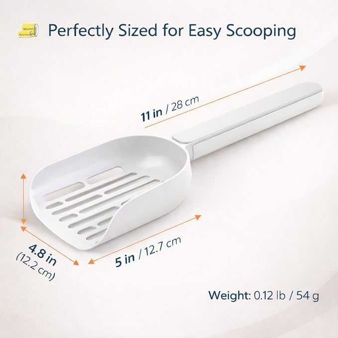 Cat Poop Scooper Cleaning Shovel, Plastic Candy Color Shovel, Ergonomic Pet - Image 2
