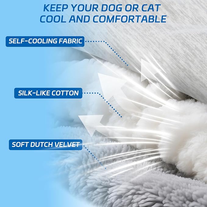 Dog Cooling Mat Self Coolings Foldable Cooling Pad - Image 4