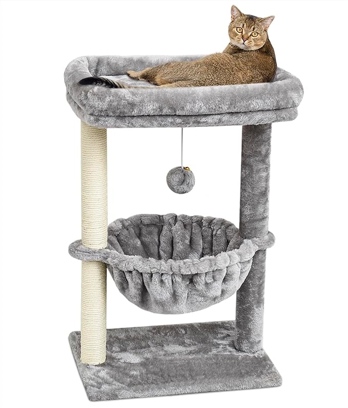 SYANDLVY Small Cat Tree for Indoor Cats, Activity Cat Tower by SYANDLVY