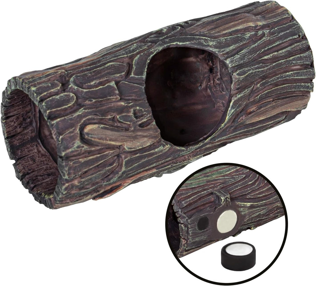 REPTIZOO Magnetic Crested Gecko Reptile Hide Cave - GlobalHabitat Supply