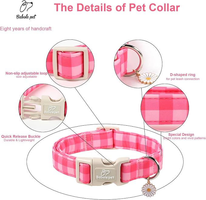 Girl Dog Collar for Large Dogs - Image 4