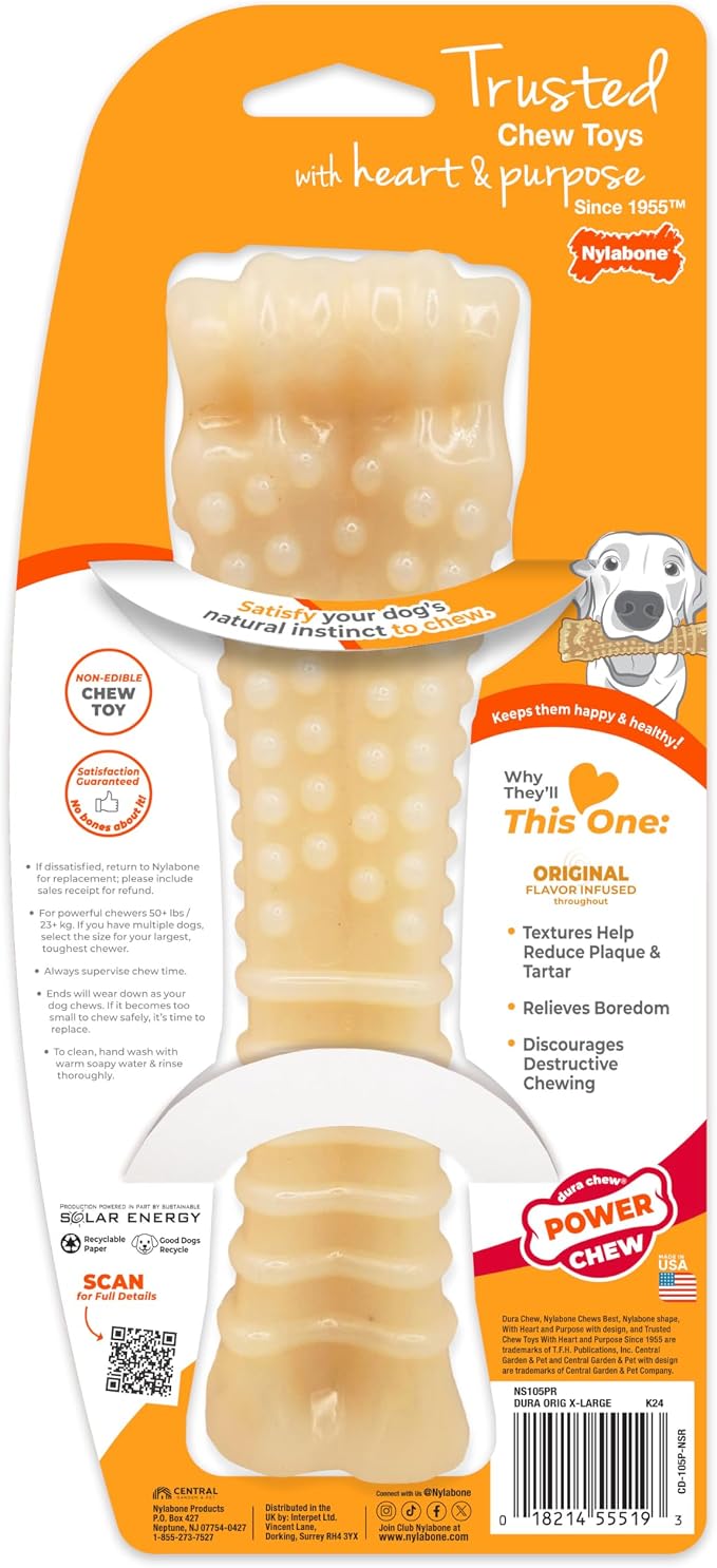 Nylabone Textured Knuckle Bone Power Chew Toy - Image 12