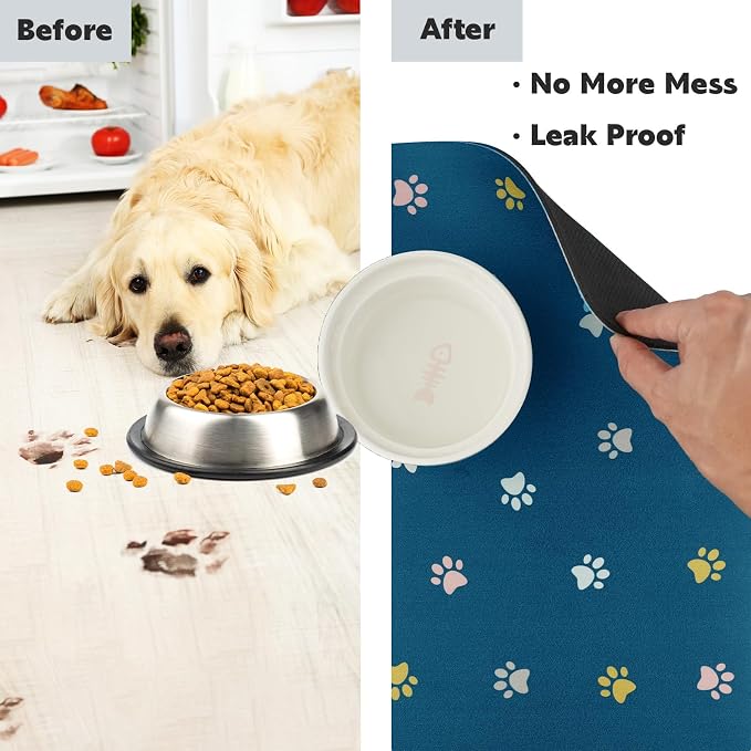 Pet Feeding Mat Absorbent Dog Mat - Image 4