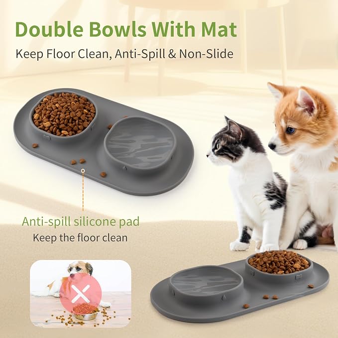 Small Size Puppy Dog Bowls: Food and Water Bowls Set - Image 6