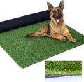 Artificial Grass Outdoor Rug, 3FT x 5FT 0.8 inch Realistic Fake Synthetic Grass by SUWUYUE