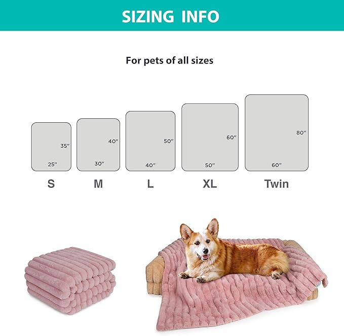 Waterproof Dog Blanket for Couch, Luxury Plush Washable Large Dogs Blankets for - Image 5