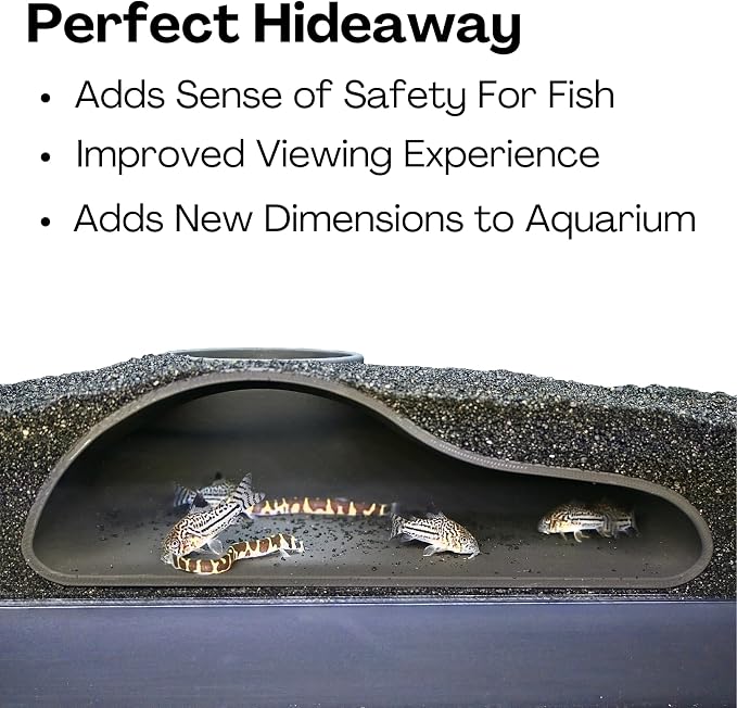 Aquarium Underground Tunnel Cave Natural Curve | Viewing Fish & Shrimp Under - Image 4