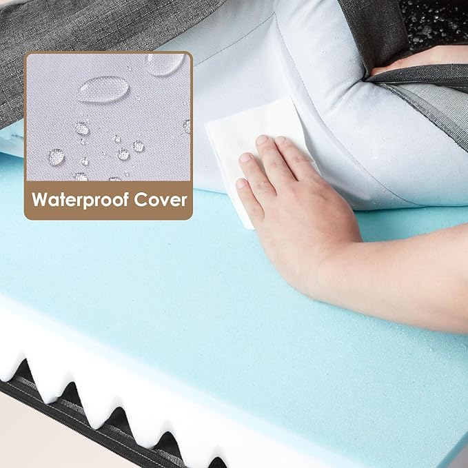 EHEYCIGA Orthopedic Dog Beds for Large Dogs, Waterproof Memory Foam Large Pet - Image 3
