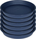 6 Pack Plastic Plant Saucer Planter Water Drip Tray, 4 5 6 7 8 9 10 11 12 inch by Bleuhome