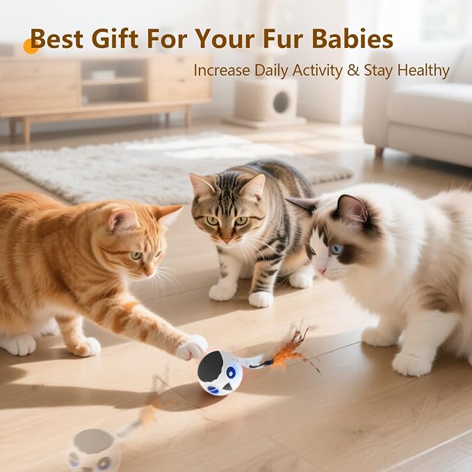 ORSDA Cat Ball Toys, Interactive Cat Toy - Image 8