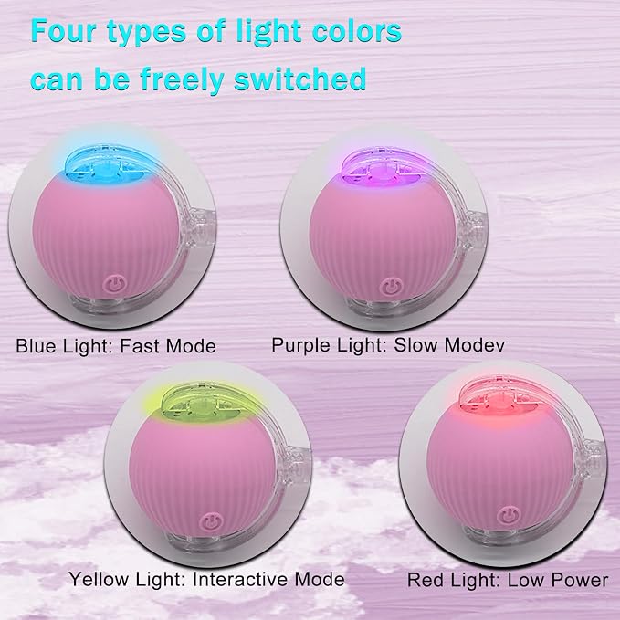 Interactive Cat Dog Toy Ball: Indoor Small Automatic Moving Smart Rolling Fun - Image 3