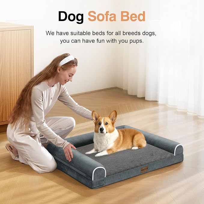 Medium Large Dog Bed Orthopedic Washable: Beds Bolster Medium Large Sized Dog - Image 3