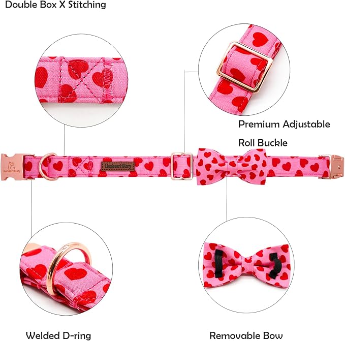 Lionheart Glory Valentine's Day Dog Collar - Image 2