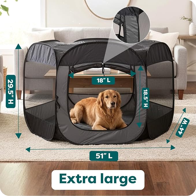 FurHaven Portable Pet Playpen for Dogs & Cats, Extra Large Indoor Kitten - Image 3