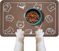 YCT Pet Cat Dog Food Mat, Non-Slip Super Absorbent, 18.1 x 11.8 inches by YCT