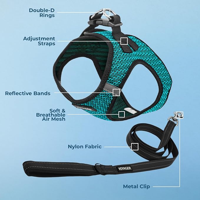 Best Pet Supplies Voyager Step-in Air All Weather Mesh Harness and Reflective - Image 3