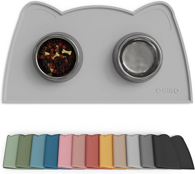 OHMO - Cat Food Mat, Silicone Pet Feeding Mat by OHMO