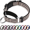Martingale Dog Collar, Adjustable Nylon Reflective Collar by JOYEEIIOO