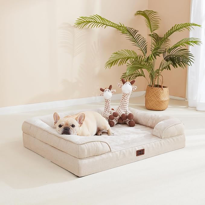 EHEYCIGA Orthopedic Dog Bed for Large Dogs, Waterproof Memory Foam, Non-Slip - Image 9
