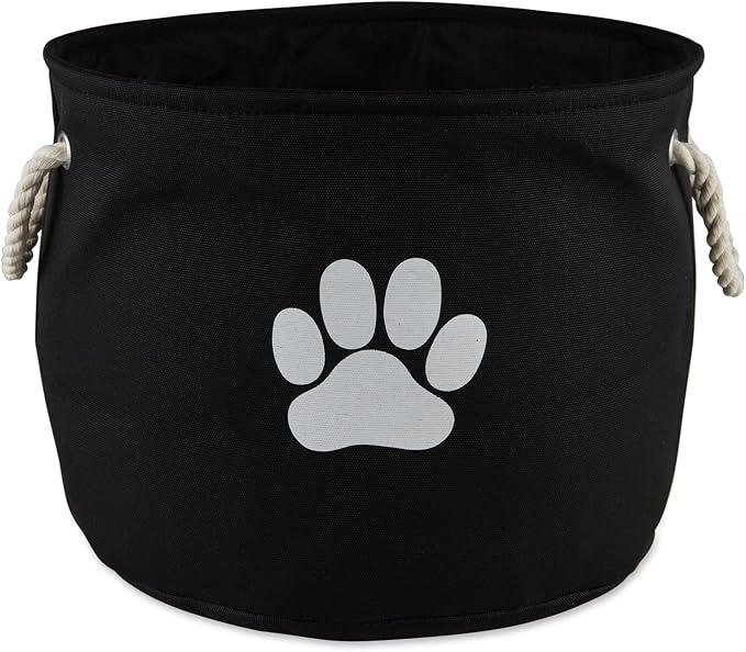 Bone Dry Pet Storage Collection Collapsible Bin, Small Round - Image 2