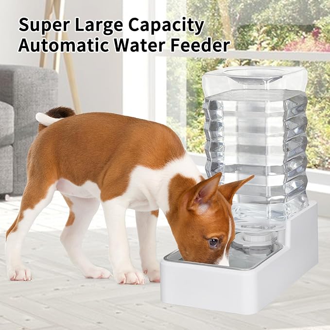 Automatic Pet Water Dispenser: 9L Gravity-Fed Stainless Steel Bowl - Image 4