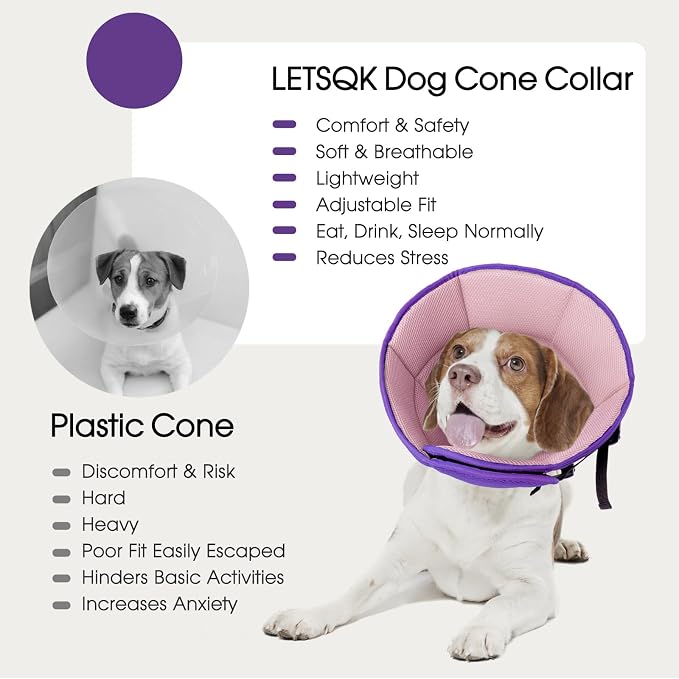 Dog Cone Collar After Surgery, Soft Cone - Image 7