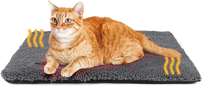 Self Warming Cat Bed Self Heating Cat Dog Mat 29.1 x 18.9 inch Extra Warm by MoraPets