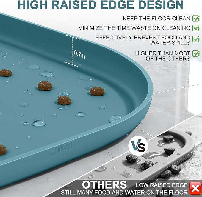 Small Silicone Pet Food Mat - Image 4