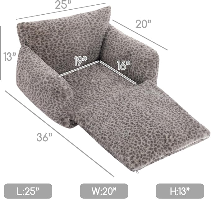 Hollypet Cat Bed Fluffy Plush Mutifuctional Double-Layer Soft Pet Couch - Image 3