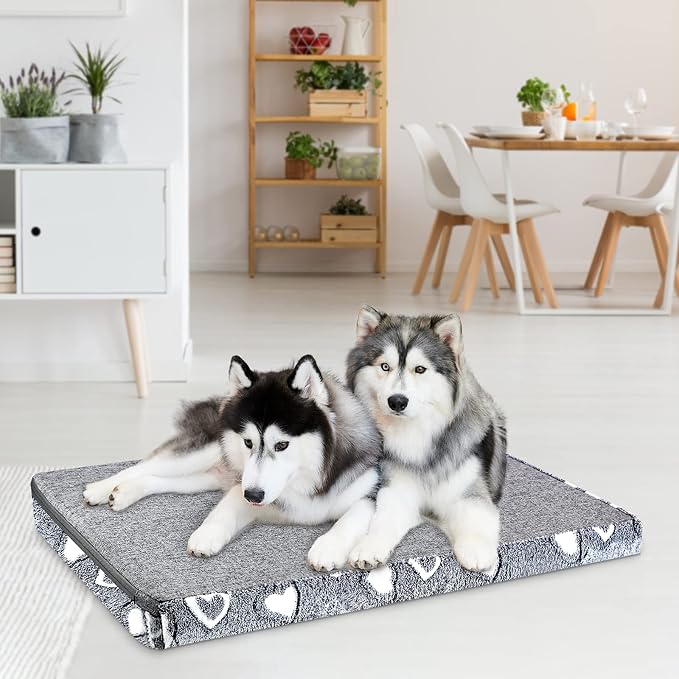 VANKEAN Dog Crate Mat Reversible Cool and Warm, Stylish Dog Bed - Image 8