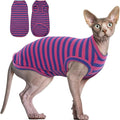 BRKURLEG Sphynx Hairless Cats Shirt Puppy Clothes Soft Cotton T-Shirts Cute by BRKURLEG