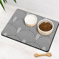 Dog Food Mats for Floors Absorbent, Pet Cat Food Mat by Ayiashiab