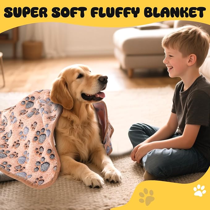 4 Pack Premium Soft Pet Blankets Washable - Image 5