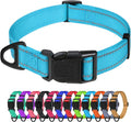 TagME Dog Collars, Adjustable Reflective Nylon Pet Collar by TagME
