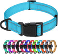 TagME Reflective Nylon Dog Collars, Adjustable Classic Pet Collar by TagME