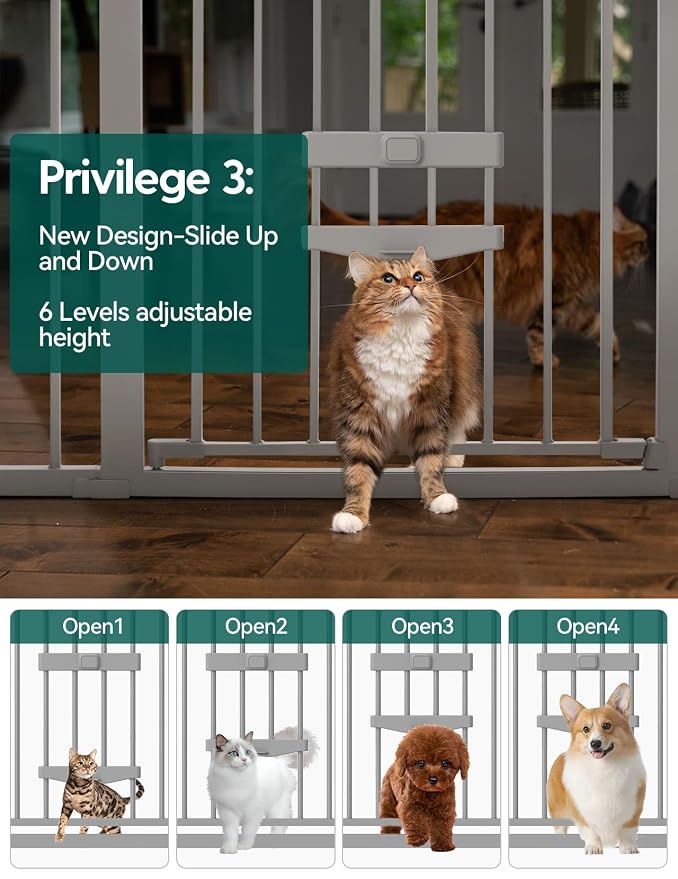 BABELIO 36 Inch Extra Tall Baby Gate - Image 3