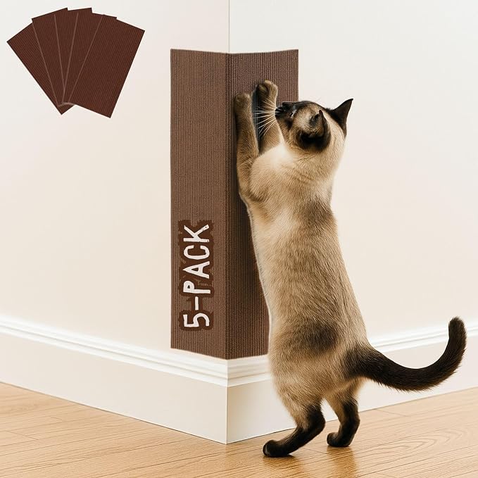 Cat Scratch Mat, 23.6’’ x 11.8’’ Cat Wall Corner Scratcher, Versatile by 2ME