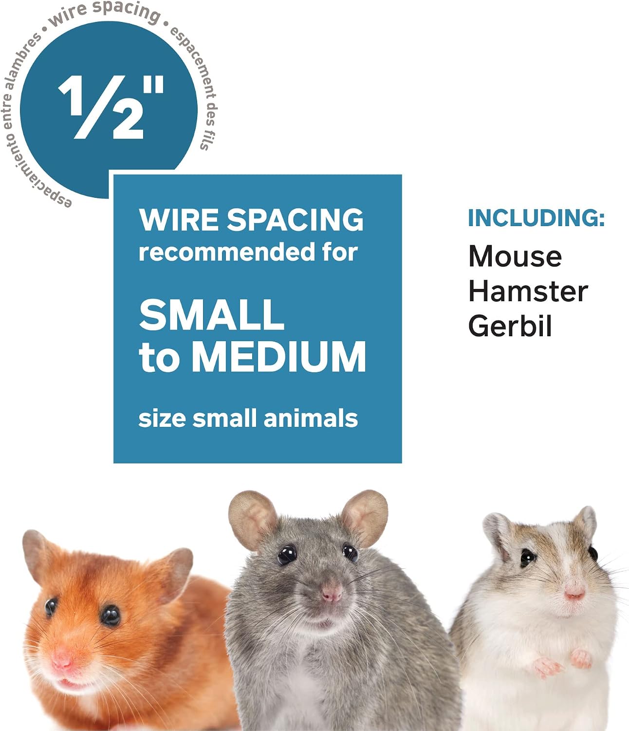 Prevue Pet Products Hamster Medium Haven, Blue - GlobalHabitat Supply