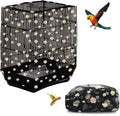 Bird Cage Seed Catcher, Seed Catcher Guard Net Cover, Parrot Nylon Mesh Net by DECKALY