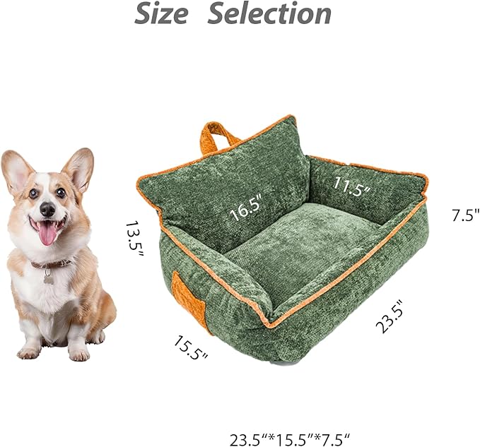 Orthopedic Dog Bed with Memory Foam, Washable Plush Pet Bed - Image 6