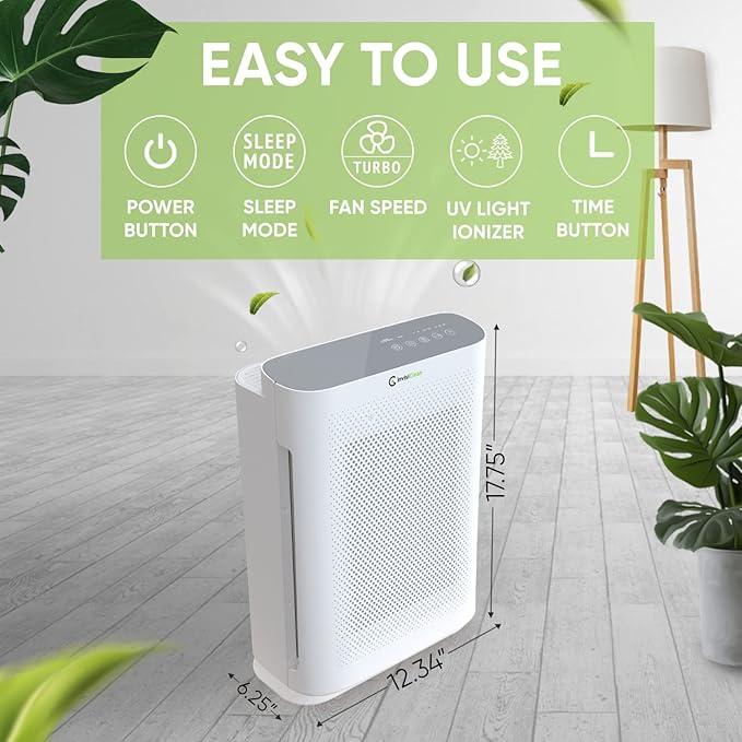 Air Purifier for Home Allergies & Pets | 4-in-1 H13 True HEPA - Image 5