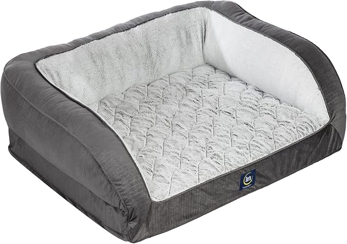 Serta Orthopedic Quilted Couch Dog Bed by Serta