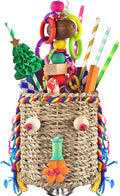 KATUMO Bird Toys, Parrot Grass Basket and Shredding Foraging by KATUMO