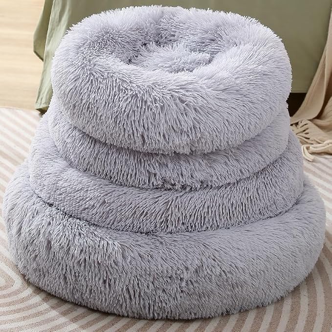 Cat Bed Dog Bed Donut Comfort Pet Beds Small Puppy Pillow Dogs Cuter Rabbit by Unknown