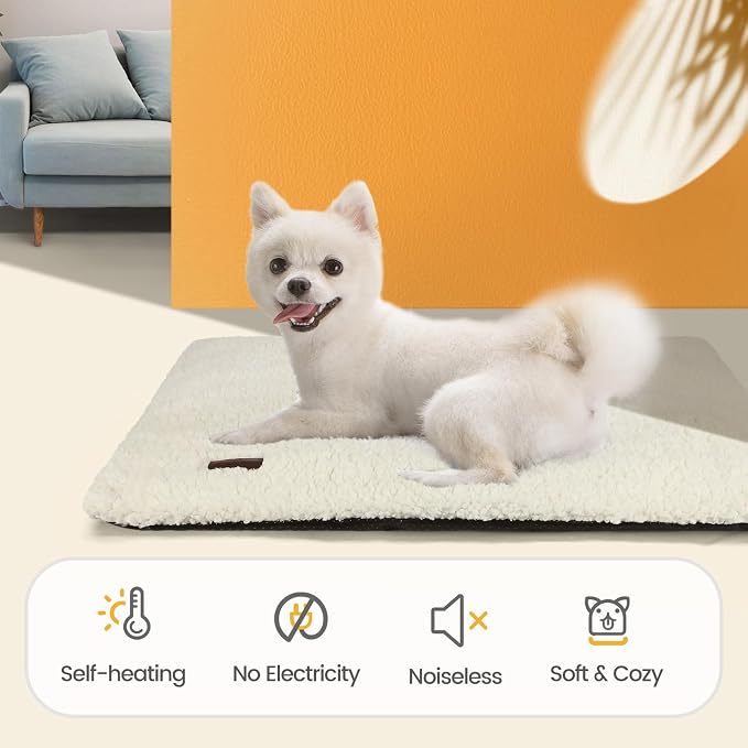 Self Warming Cat Bed Self Heating Cat Dog Mat 29.1 x 18.9 inch Extra Warm - Image 4