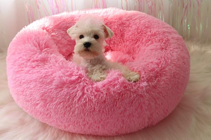 BODISEINT Modern Soft Plush Round Pet Bed - Image 6