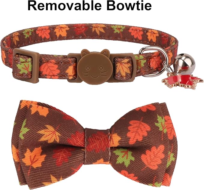 ADOGGYGO 2 Pack Fall Cat Collar - Image 4